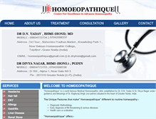 Tablet Screenshot of homoeopathique.com